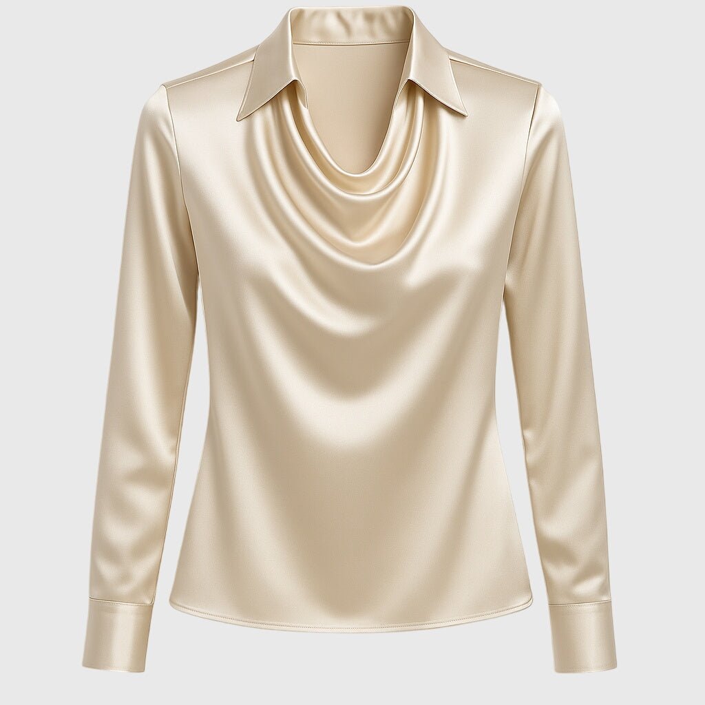 Brooklyn™ | Élégante Blouse en Satin - LUNAEVE