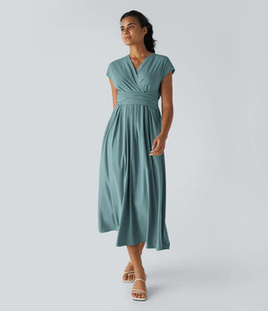 Élise™ | Robe longue fluide et flatteuse pour toutes les occasions - LUNAEVE