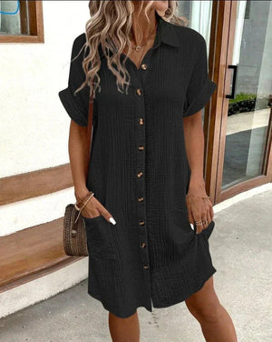 Albine™ | Robe polo chic et décontractée - LUNAEVE